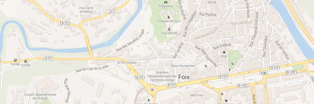 Plan du 18 Rue Fouychet à Foix