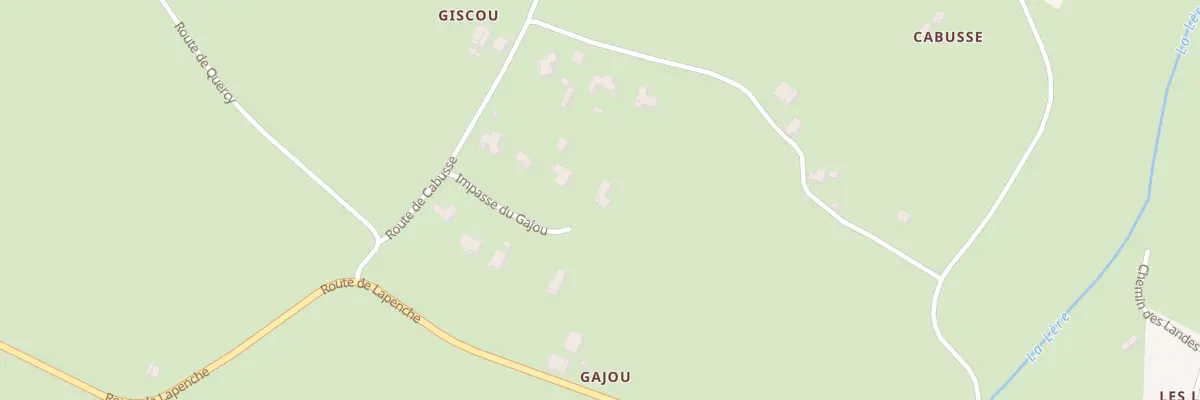 Plan du 5269 Gajou à Cayriech