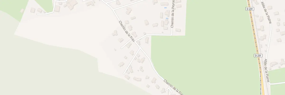 Plan du 13 Che de la Frau à Loubières