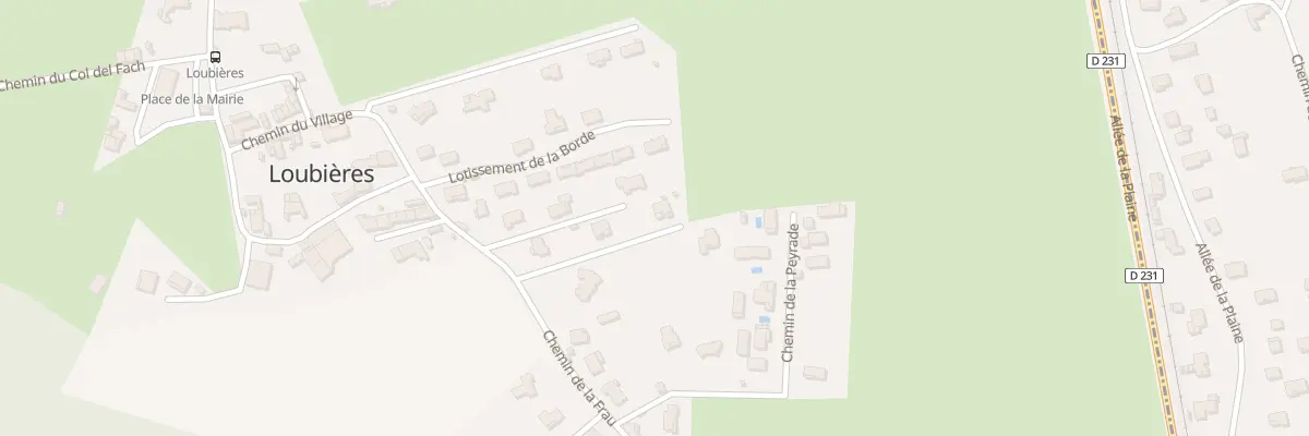 Plan du 3 Imp de la Plaine à Loubières