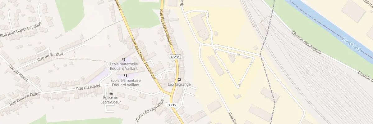 Plan du 57 Rue Edouard Vaillant à Outreau