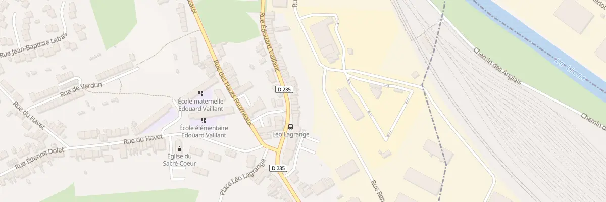 Plan du 59 Rue Edouard Vaillant à Outreau
