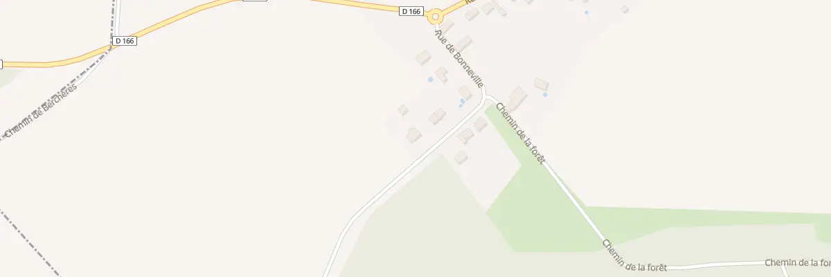 Plan du 206 Rue de Bonneville à Civry-la-Forêt