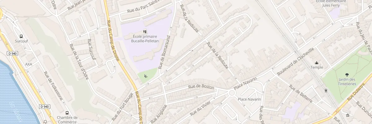 Plan du 28 Rue de Béthune à Boulogne-sur-Mer