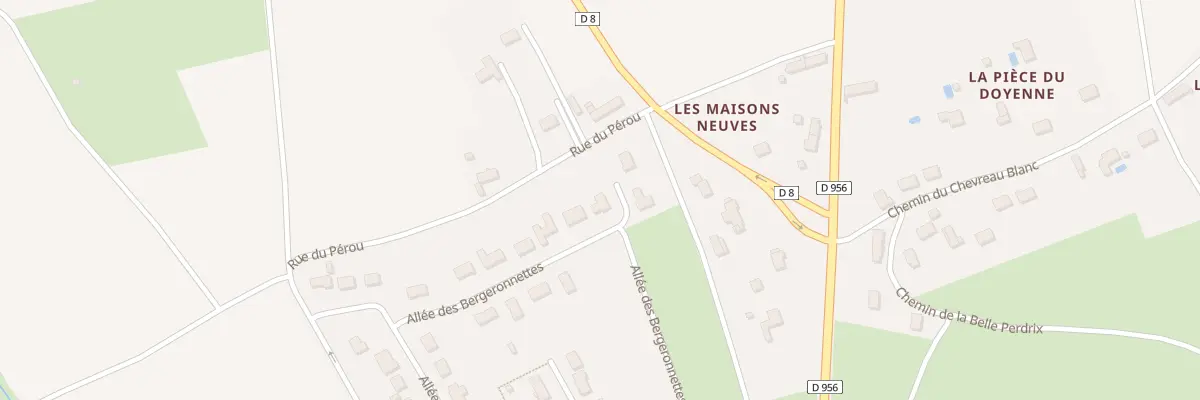 Plan du 13 All des Bergeronnettes à Levroux