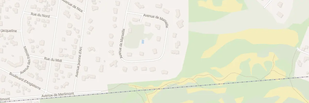 Plan du 493 Av de Marseille à Cucq