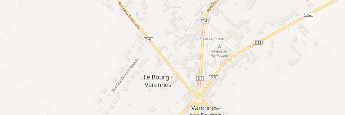 Plan du 3 Rue Guerinette à Val-Fouzon
