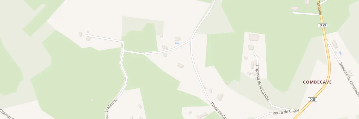 Plan du 5685A Le Marcou à Martel