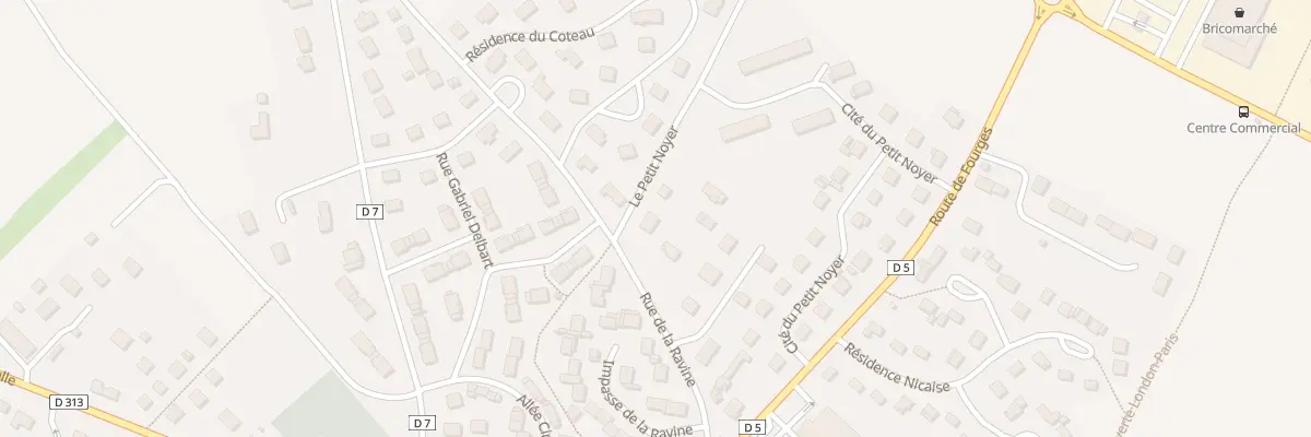 Plan du 10 Rue de la Ravine à Gasny