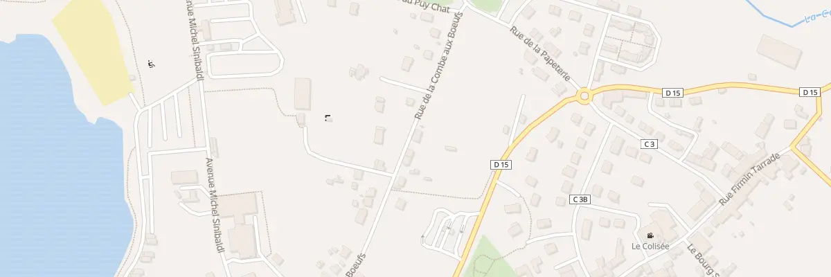 Plan du 20 Rue de La Combe aux Boeufs à Châteauneuf-la-Forêt