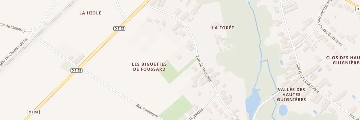 Plan du 79 Rue de Foussard à Tavers