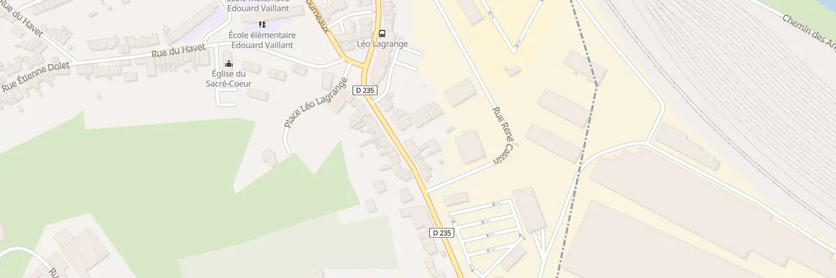 Plan du 25 Rue Pierre Curie à Outreau