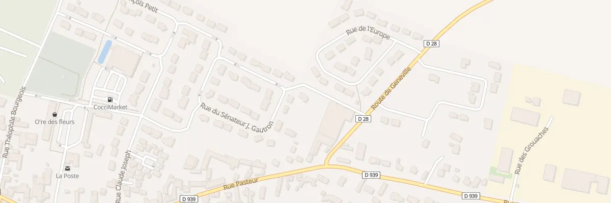 Plan du 37 Rue du Senateur J. Gautron à Sours