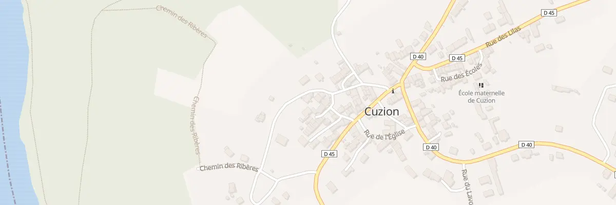 Plan du 17 Rue du Moulin de Chateaubrun à Cuzion