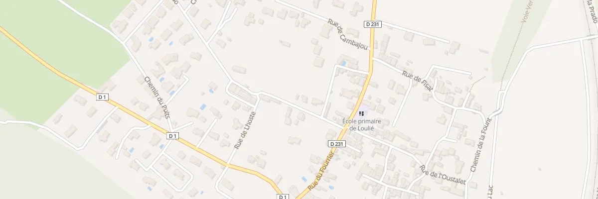 Plan du 6 Rue de l’Hoste à Vernajoul