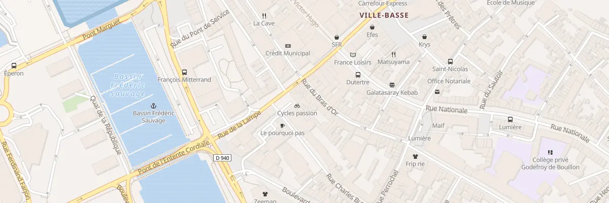 Plan du 4 Rue du Bras d’Or à Boulogne-sur-Mer