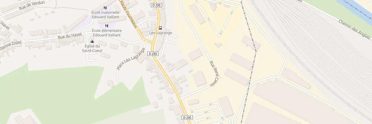Plan du 23 Rue Pierre Curie à Outreau