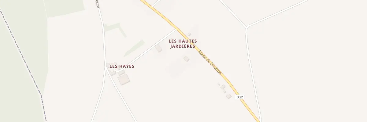 Plan du 24 Rte de Dhuizon à Thoury