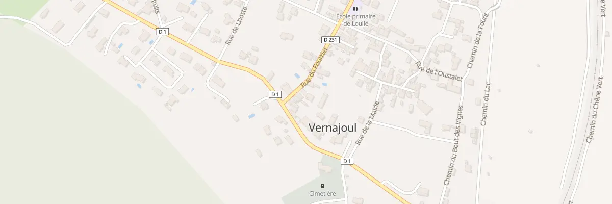 Plan du 39 Rue du Fourrier à Vernajoul