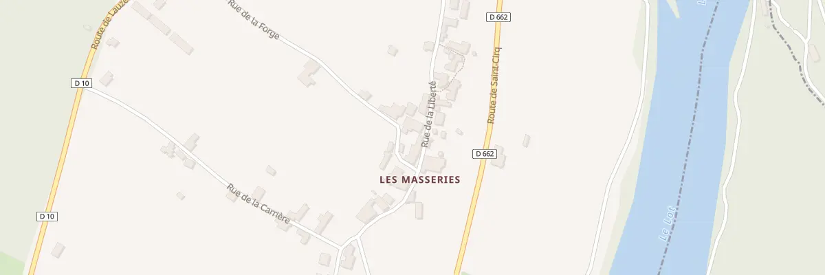 Plan du 5489F Les Masseries à Saint Géry-Vers