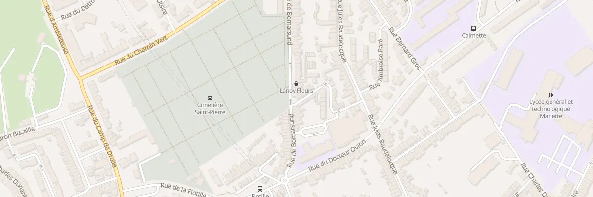 Plan du 1 Rue Edouard Jenner à Boulogne-sur-Mer