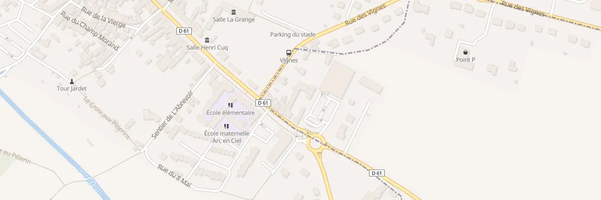 Plan du 14 Porte d’Epernon à Maulette
