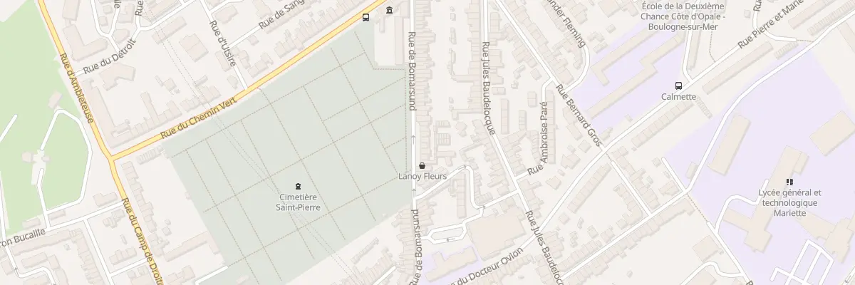 Plan du 142 Rue de Bomarsund à Boulogne-sur-Mer