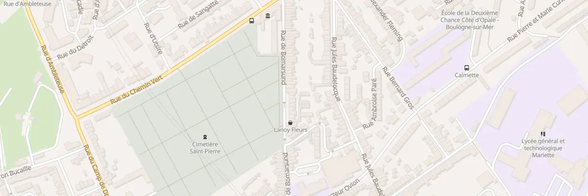 Plan du 146 Rue de Bomarsund à Boulogne-sur-Mer
