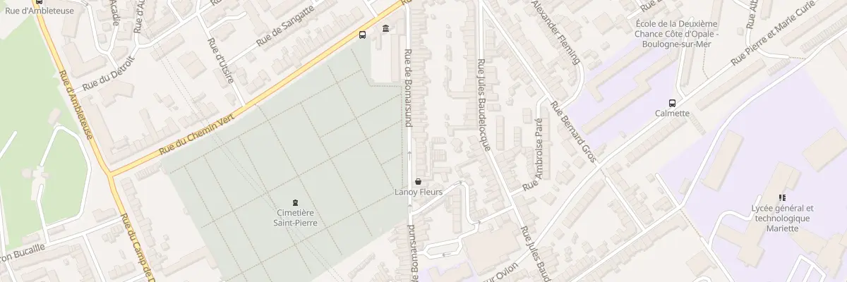 Plan du 148 Rue de Bomarsund à Boulogne-sur-Mer