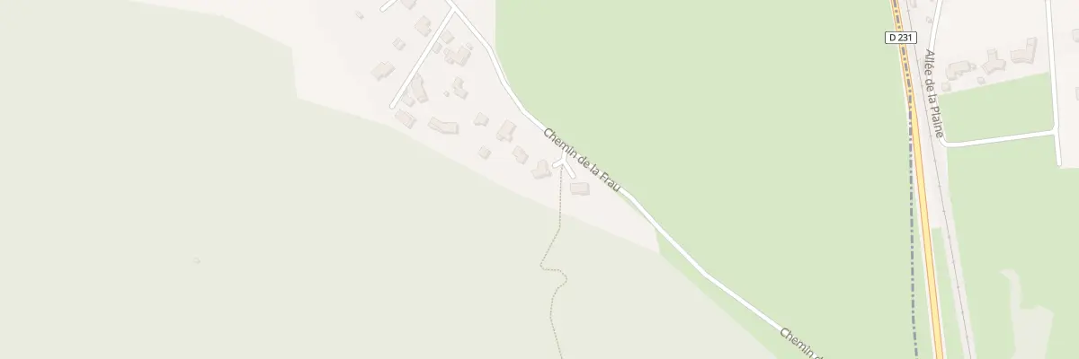 Plan du 14A Che de la Frau à Loubières