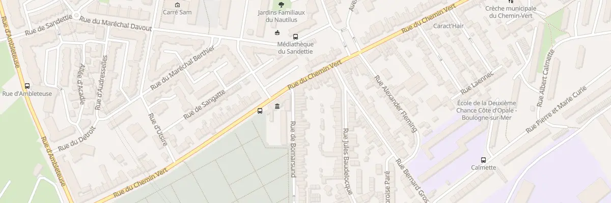 Plan du 208 Rue de Bomarsund à Boulogne-sur-Mer