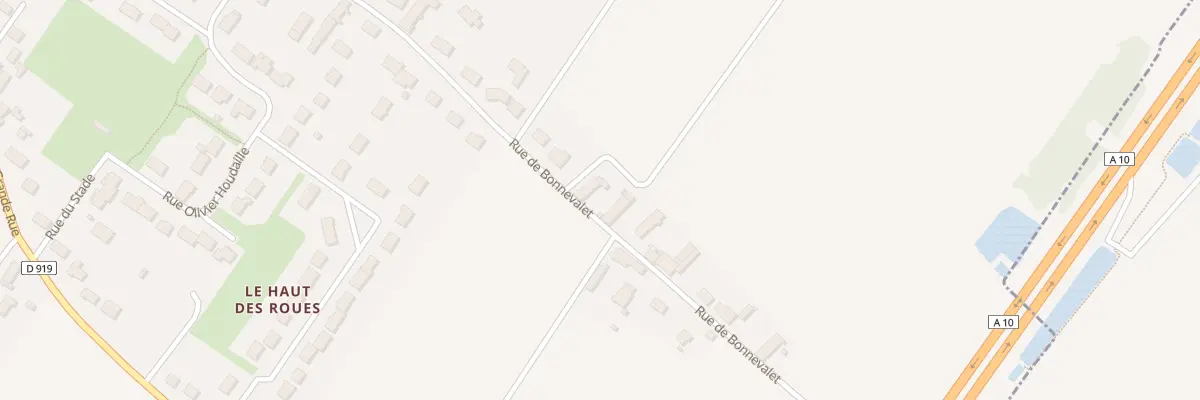 Plan du 12 Rue de Bonnevalet à Villorceau