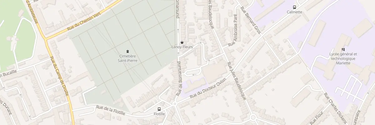 Plan du 118 Rue de Bomarsund à Boulogne-sur-Mer