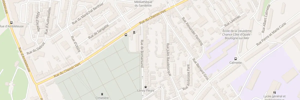 Plan du 180 Rue de Bomarsund à Boulogne-sur-Mer