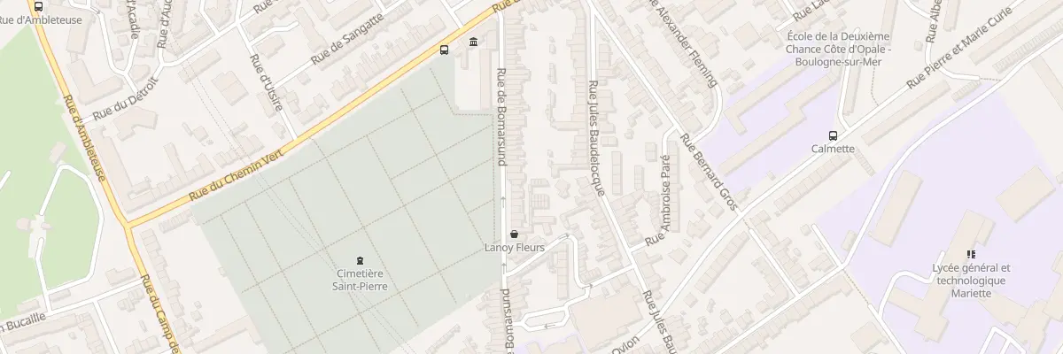 Plan du 150 Rue de Bomarsund à Boulogne-sur-Mer