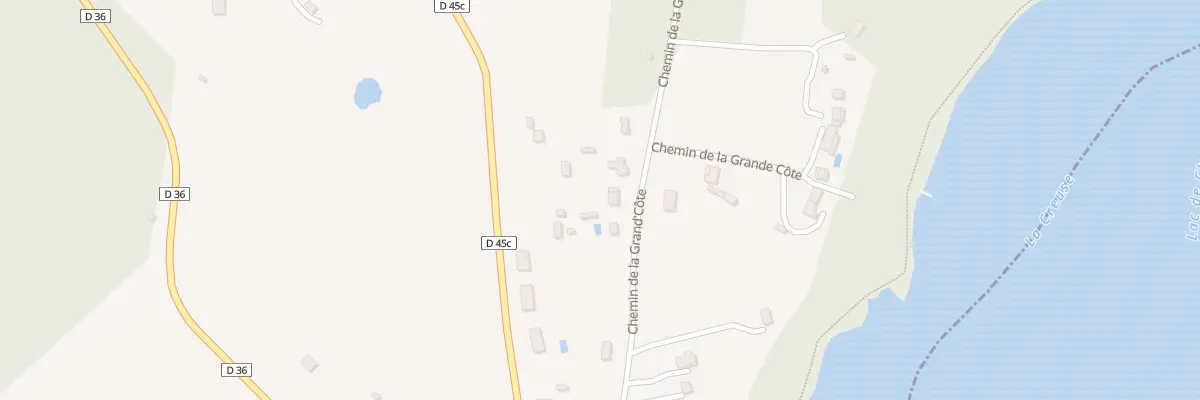 Plan du 7 Che de la Grand Cote à Éguzon-Chantôme