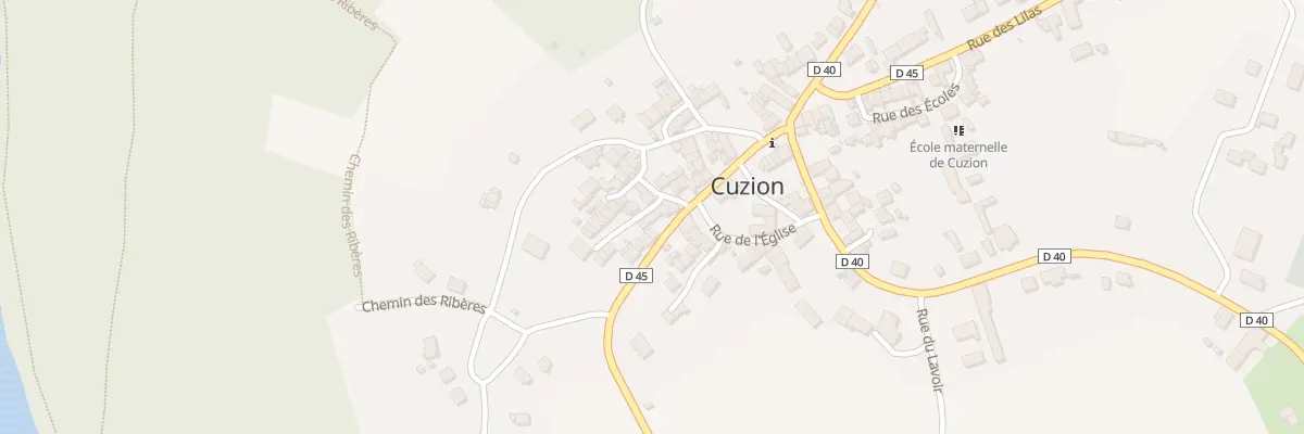 Plan du 18 Rue du Chateau de Chateaubrun à Cuzion