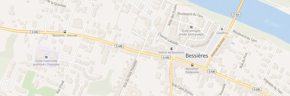 Plan du 92 Rue du Grand Pastellié à Bessières
