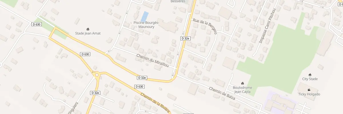 Plan du 400 Av de la Gare à Bessières