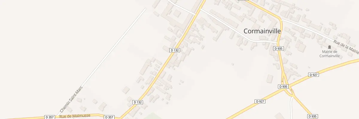 Plan du 16 Rue des Grands Greniers à Cormainville