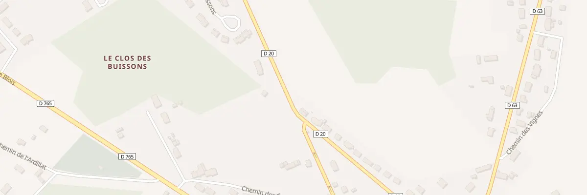Plan du 322 Rue Paul Besnard à Mur-de-Sologne