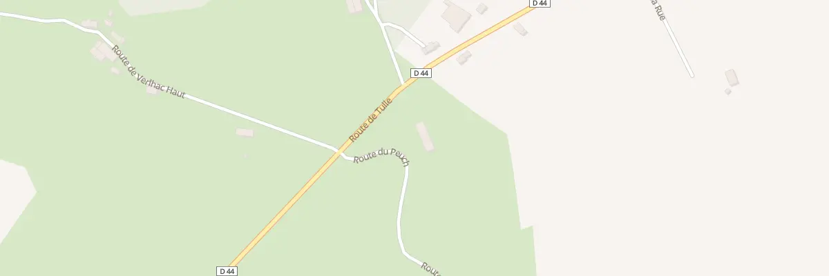 Plan du 1 Rte Du Peuch à Sainte-Féréole
