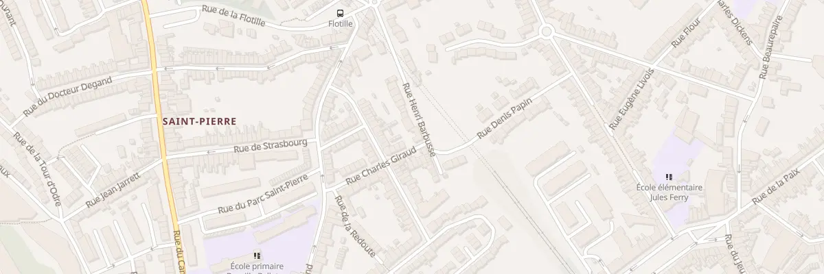 Plan du 27 Rue Charles Giraud à Boulogne-sur-Mer