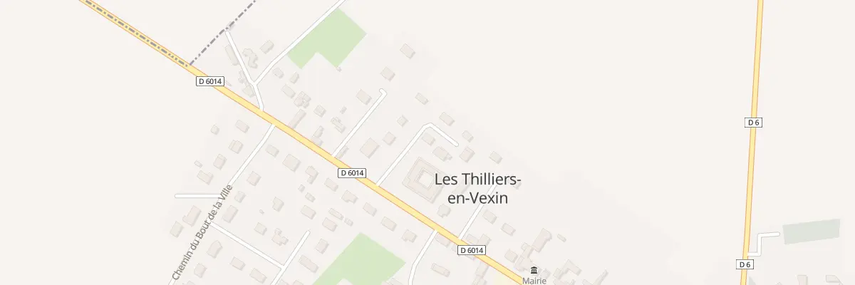 Plan du 64M Les Thilliers aux Thilliers-en-Vexin