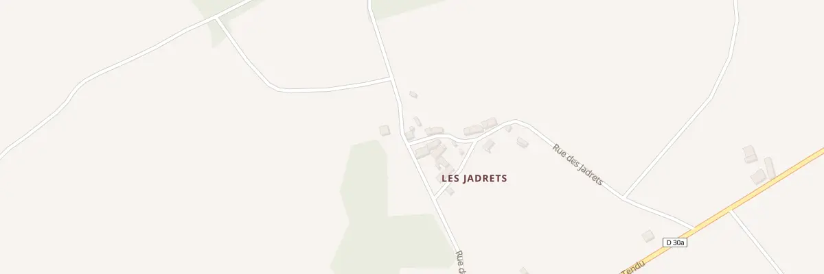 Plan du 8 Rue des Jadrets à Mosnay