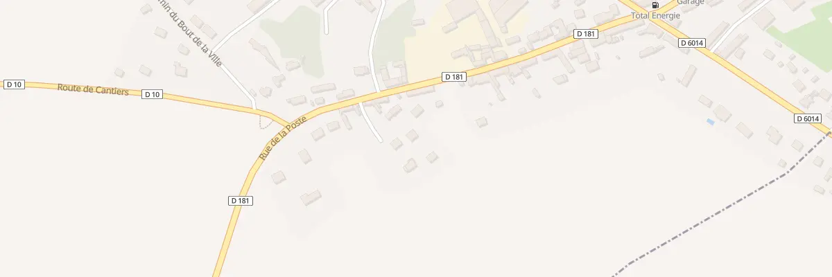 Plan du 23 Rue de la Poste aux Thilliers-en-Vexin