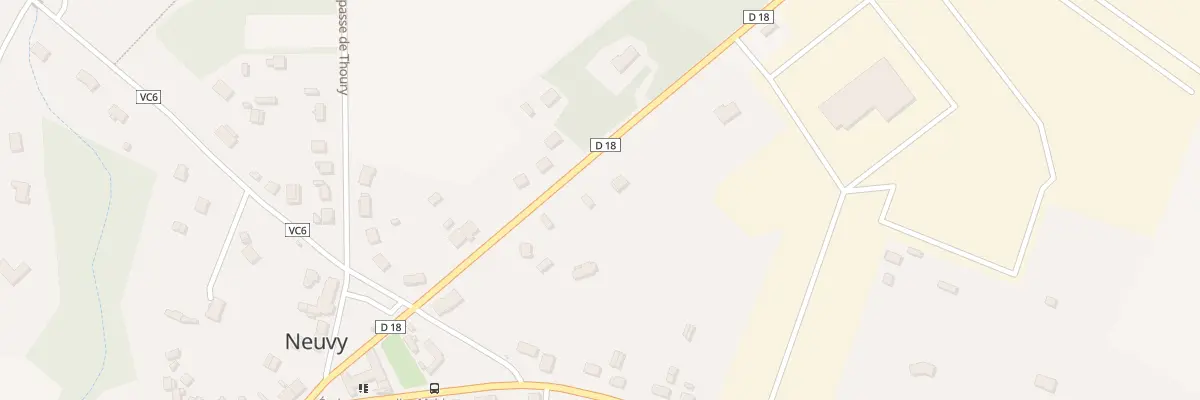 Plan du 10 Rte de Dhuizon à Neuvy