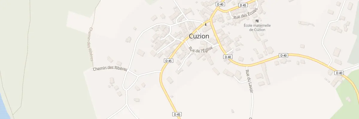 Plan du 8 Imp du Morat à Cuzion