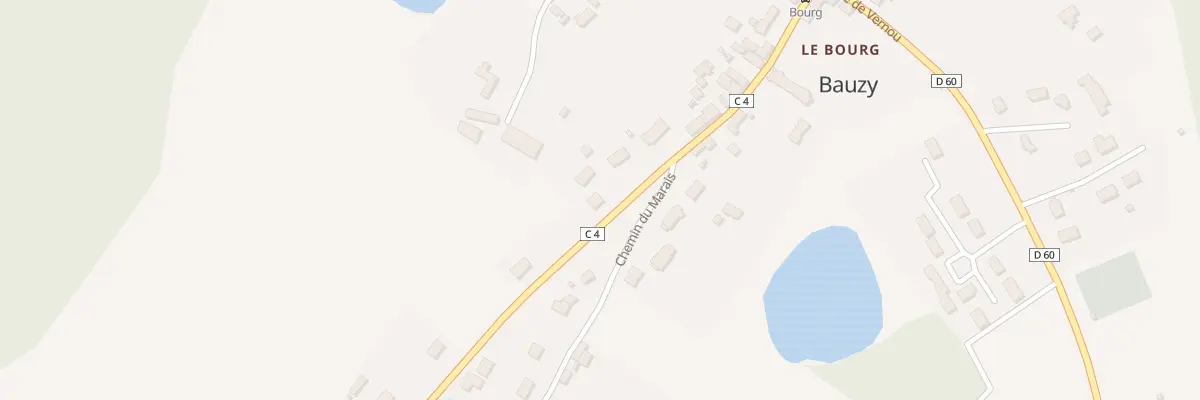 Plan du 21 Rte de Fontaines à Bauzy