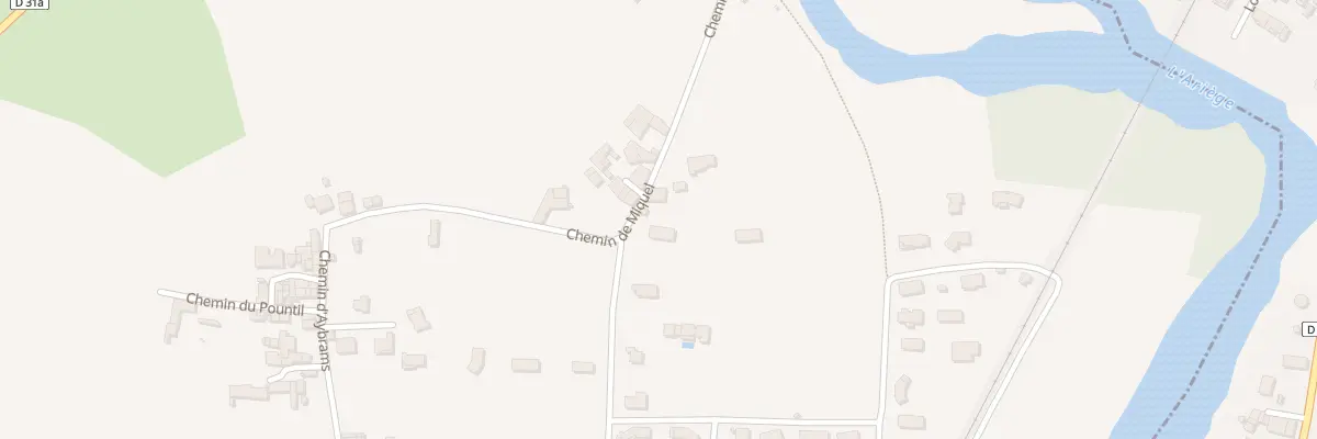 Plan du 13 Che de Miquel à Crampagna